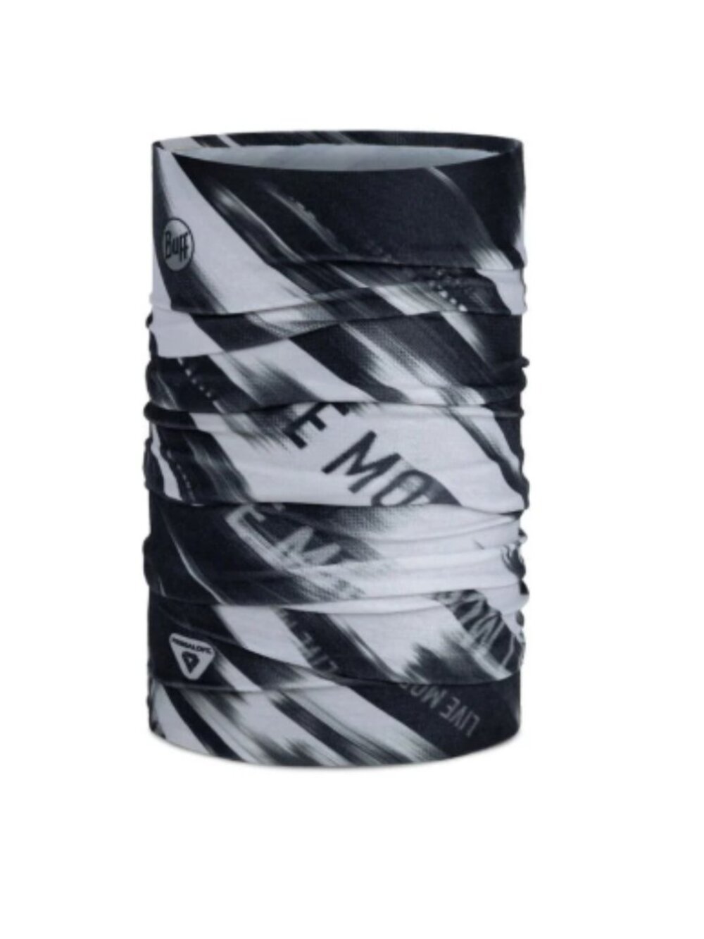 Buff ThermoNet Hetch Tube Grey Black White Pattern NWT Neckwear Ski Snowboard